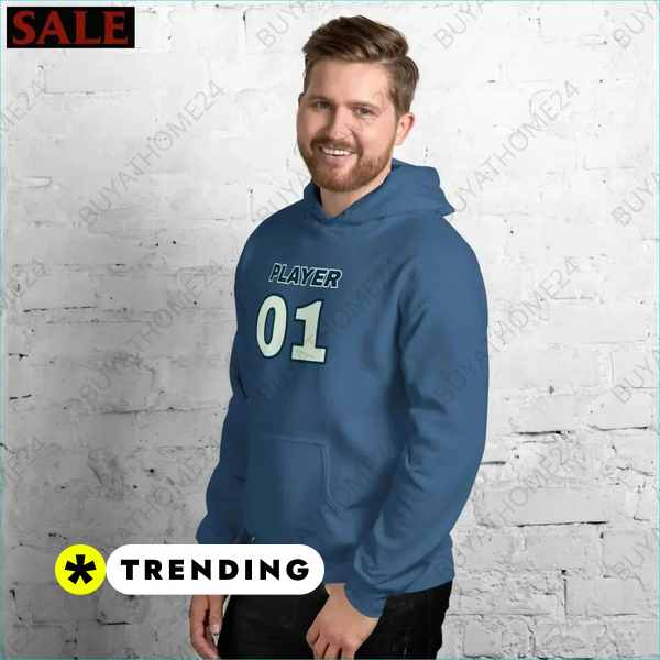 Herren Hoodie in Größen S bis 5XL mit hochwertigem Textildruck buyathome24 Textildruck BUYATHOME24, T-Shirts BUYATHOME24, Hoodies BUYATHOME24, Hosen BUYATHOME24, Jacken BUYATHOME24, Schuhe BUYATHOME24
