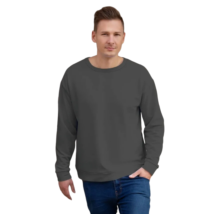 Unisex Sweatshirt aus Fleece von BUYATHOME24, in den Größen XS bis 3XL, bequemes Textildruck-Design, für Herren geeignet