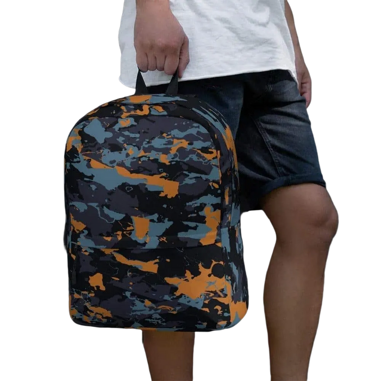 Herren-Laptop-Rucksack aus Wasserabweisendem Polyester, 42x31x10 cm, mit Textildruck, von BUYATHOME24