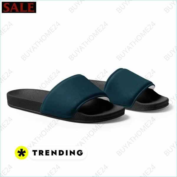 Herren Schlappen mit Textildruck buyathome24 für Sommer und Eishockey Fans Textildruck BUYATHOME24, T-Shirts BUYATHOME24, Hoodies BUYATHOME24, Hosen BUYATHOME24, Jacken BUYATHOME24, Schuhe BUYATHOME24