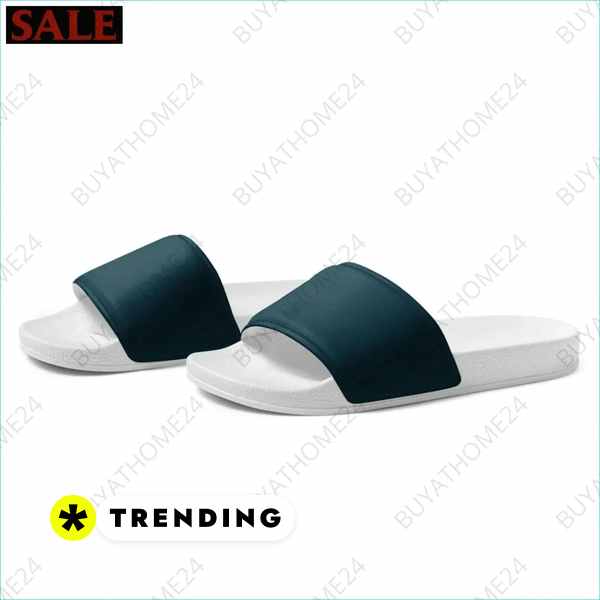 Herren Schlappen mit Textildruck buyathome24 für Sommer und Eishockey Fans Textildruck BUYATHOME24, T-Shirts BUYATHOME24, Hoodies BUYATHOME24, Hosen BUYATHOME24, Jacken BUYATHOME24, Schuhe BUYATHOME24