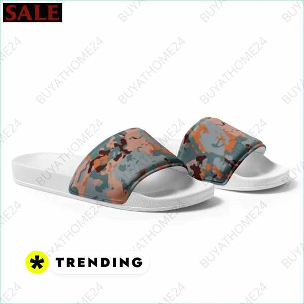 Herren Badeschlappen in Größen 39 bis 47 für den Sommer Textildruck BUYATHOME24, T-Shirts BUYATHOME24, Hoodies BUYATHOME24, Hosen BUYATHOME24, Jacken BUYATHOME24, Schuhe BUYATHOME24