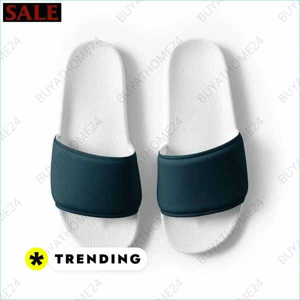 Herren Schlappen mit Textildruck buyathome24 für Sommer und Eishockey Fans Textildruck BUYATHOME24, T-Shirts BUYATHOME24, Hoodies BUYATHOME24, Hosen BUYATHOME24, Jacken BUYATHOME24, Schuhe BUYATHOME24