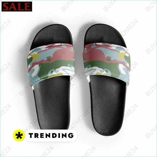 ▻ Badeschuhe I Herren & Jungen Badeschlappen 39 - 47 BUYATHOME24®