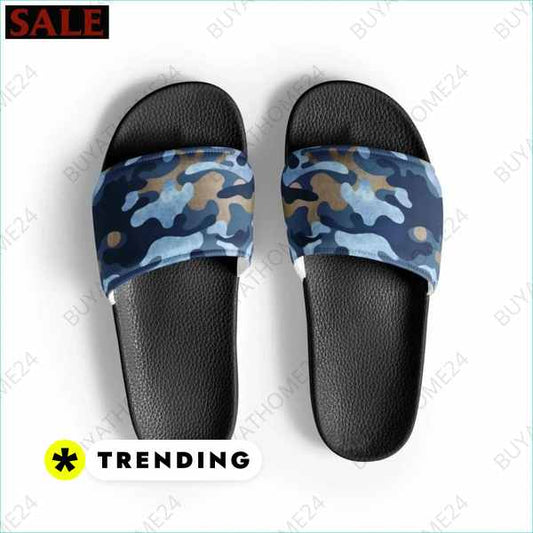 ▻ Badeschuhe I Herren & Jungen Badeschlappen 39 - 47 BUYATHOME24®