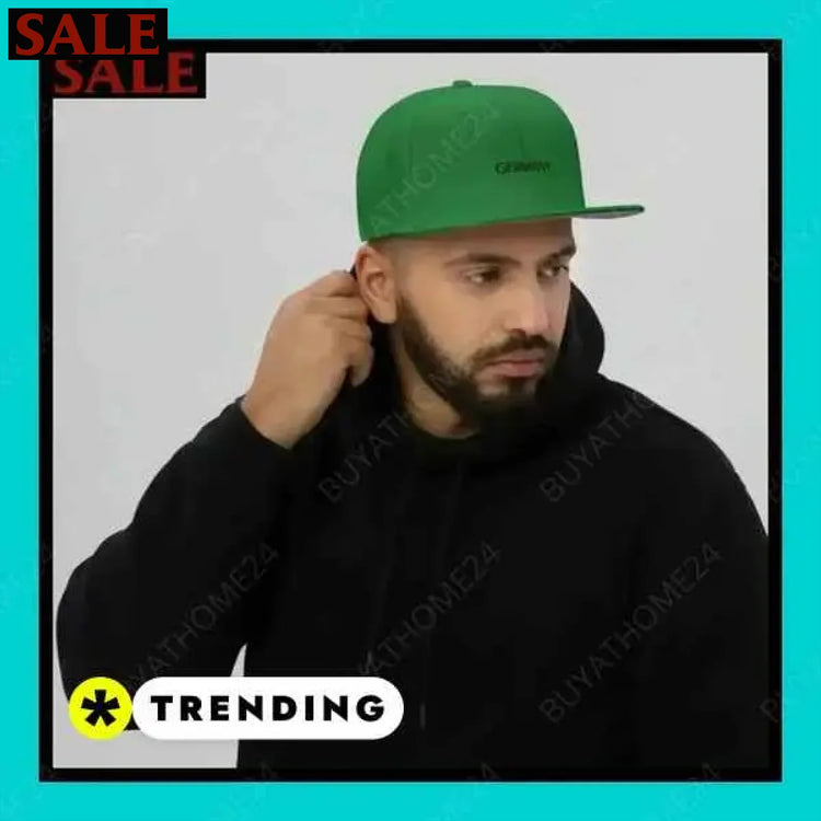 Herren Snapback Cap für Damen und Herren mit stylischem Design Textildruck BUYATHOME24, T-Shirts BUYATHOME24, Hoodies BUYATHOME24, Hosen BUYATHOME24, Jacken BUYATHOME24, Schuhe BUYATHOME24