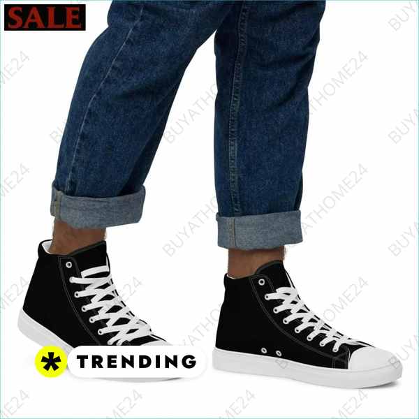 Herren Canvas Sneaker mit Textildruck bei Buyathome24 Textildruck BUYATHOME24, T-Shirts BUYATHOME24, Hoodies BUYATHOME24, Hosen BUYATHOME24, Jacken BUYATHOME24, Schuhe BUYATHOME24