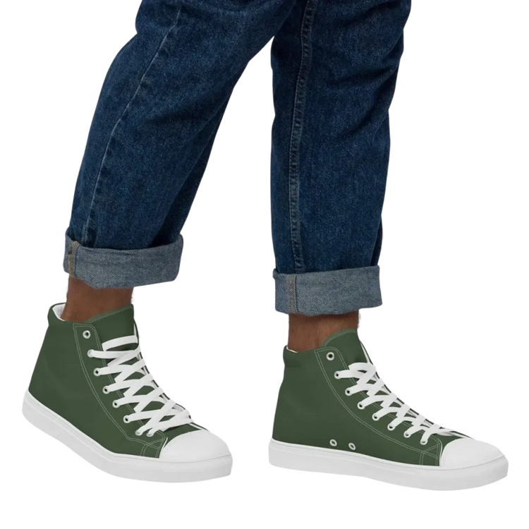Herren- und Jungen-Sneaker von BUYATHOME24 aus Leinen, Größe 37-47, bequeme All Star Turnschuhe mit Textildruck