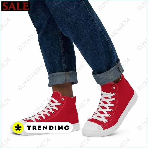 Herren Canvas Sneakers mit Textildruck bei BuyAtHome24 Textildruck BUYATHOME24, T-Shirts BUYATHOME24, Hoodies BUYATHOME24, Hosen BUYATHOME24, Jacken BUYATHOME24, Schuhe BUYATHOME24
