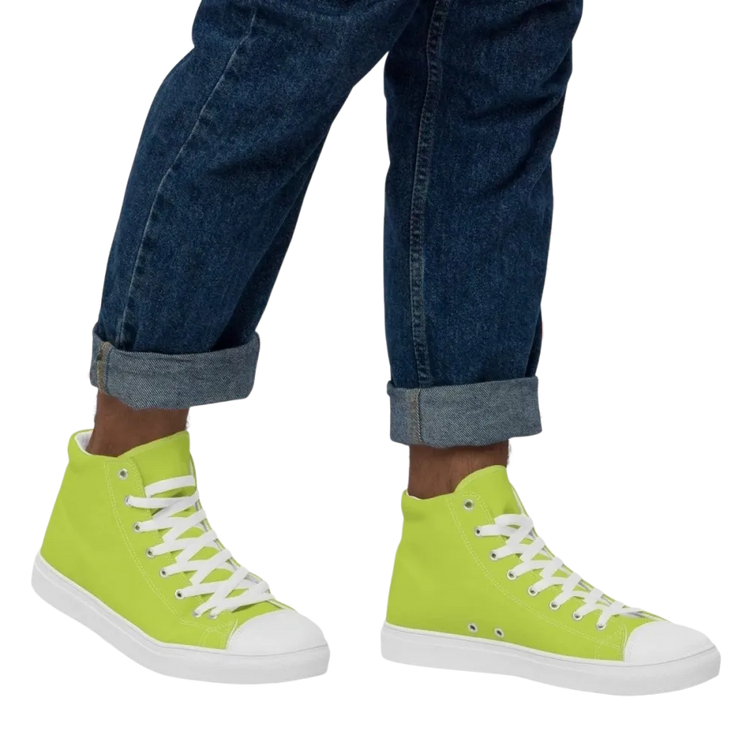 Herren- und Jungen-Sneaker aus Leinen von BUYATHOME24, Größe 37-47, mit textilbedrucktem Design.
