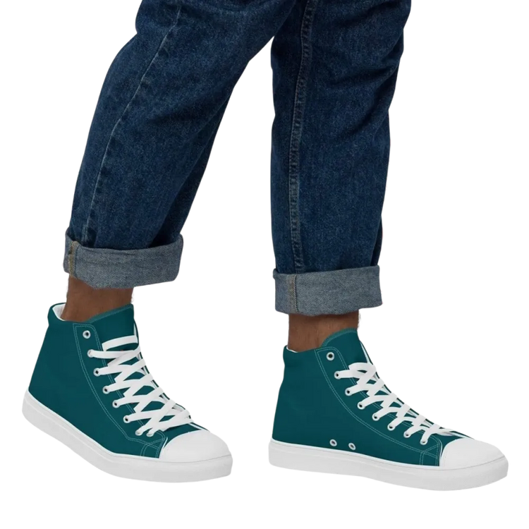 Herren-Sneaker Chuck Taylor All Star von BUYATHOME24 aus Leinen mit EVA-Sohle, Größe 37-47, textildruck, sportliches Design