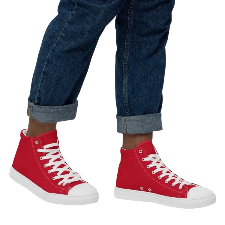 Herren- und Jungen-Sneaker von BUYATHOME24, Leinenmaterial mit EVA-Sohle, in Größe 37-47, sportlicher All Star Stil