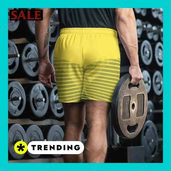 Herren Sportshorts von BUYATHOME24, wasserabweisend mit UV-Schutz, in XS bis 3XL, bequem und sportlich für den Sommer.