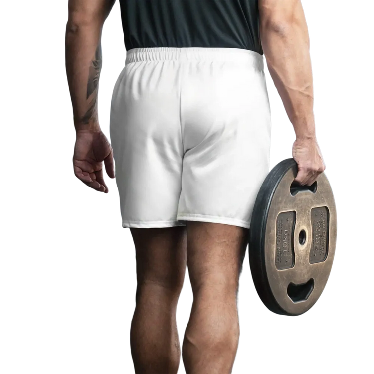 Herren Sportshorts von BUYATHOME24, atmungsaktiv, UV-Schutz, in XS bis 3XL, bequemes Textildruck-Design, sportliche Passform