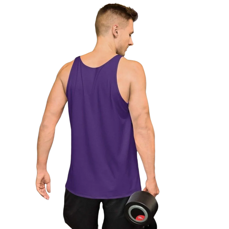 Unisex Sport Tanktop aus Polyester-Elasthan von BUYATHOME24, in XS bis 2XL, bequemes Fitness-Top für Herren.