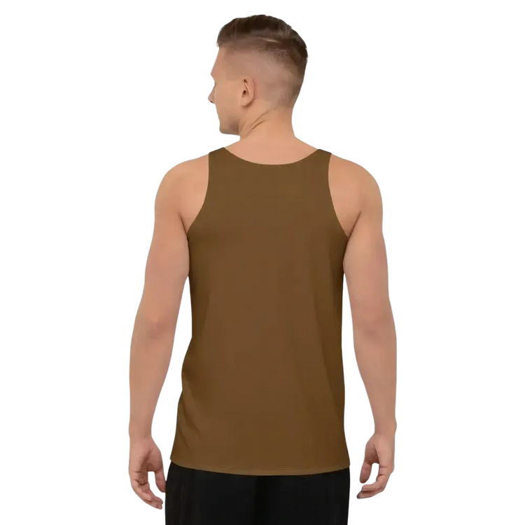 Unisex Sport Tanktop von BUYATHOME24, atmungsaktiv und elastisch, in XS bis 2XL, auf weißem Hintergrund fotografiert.