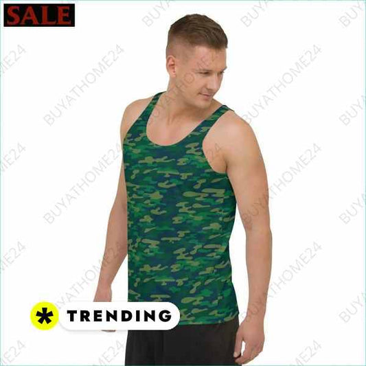 Sportshirt Sporttop Herren Damen Tanktop XS-2XL – Vielseitige Sportbekleidung von BUYATHOME24® BUYATHOME24®