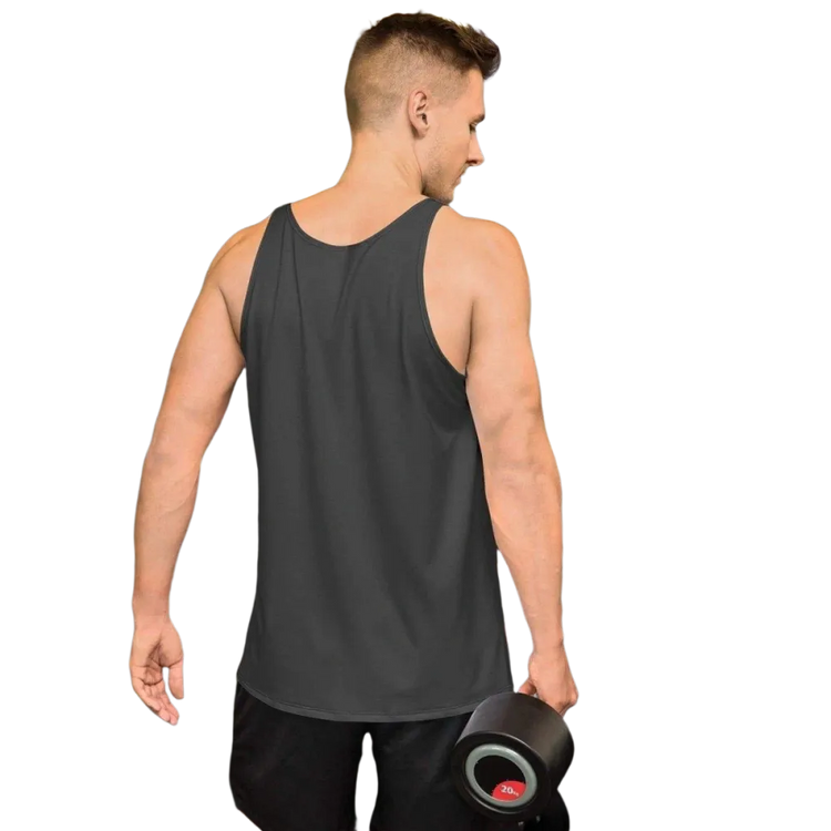 Unisex Sport Tanktop von BUYATHOME24, dehnbares Achselshirt in XS-2XL, bedruckbar, für sportliche Aktivitäten, sichtbares Textilmuster.