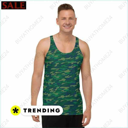 Sportshirt Sporttop Herren Damen Tanktop XS-2XL – Vielseitige Sportbekleidung von BUYATHOME24® BUYATHOME24®
