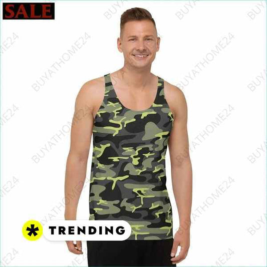 Sportshirt & Sporttop I Herren & Damen Tanktop XS-2XL – Vielseitige Sportbekleidung von BUYATHOME24® BUYATHOME24®