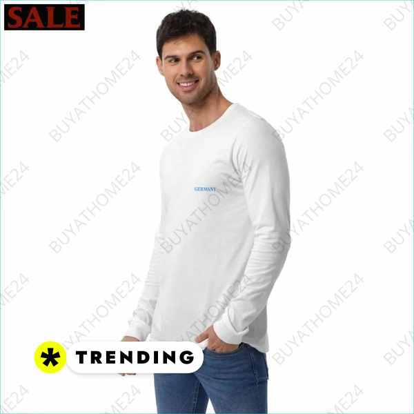 Herren Langarm T-Shirt mit Textildruck buyathome24 für Eishockey Fans Textildruck BUYATHOME24, T-Shirts BUYATHOME24, Hoodies BUYATHOME24, Hosen BUYATHOME24, Jacken BUYATHOME24, Schuhe BUYATHOME24