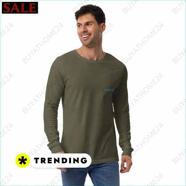 Herren Langarm T-Shirt mit Textildruck buyathome24 für Eishockey Fans Textildruck BUYATHOME24, T-Shirts BUYATHOME24, Hoodies BUYATHOME24, Hosen BUYATHOME24, Jacken BUYATHOME24, Schuhe BUYATHOME24