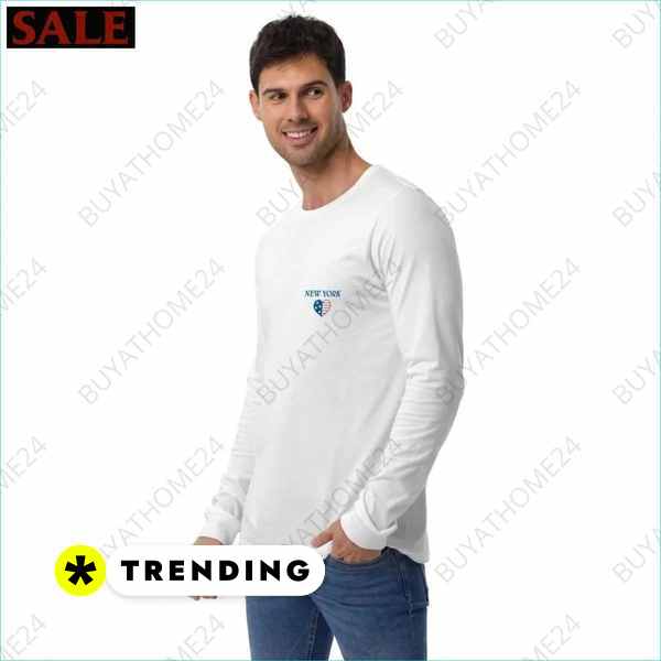 Herren Langarm T-Shirt mit Textildruck buyathome24 für Eishockey Fans Textildruck BUYATHOME24, T-Shirts BUYATHOME24, Hoodies BUYATHOME24, Hosen BUYATHOME24, Jacken BUYATHOME24, Schuhe BUYATHOME24
