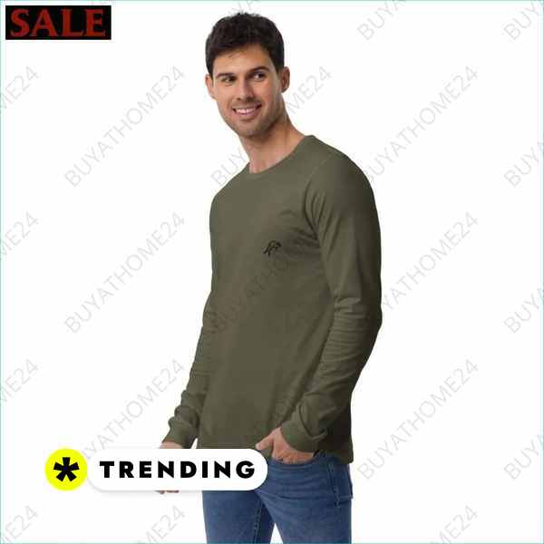 Herren Langarm T-Shirt in XS bis 2XL für Sport und Freizeit Textildruck BUYATHOME24, T-Shirts BUYATHOME24, Hoodies BUYATHOME24, Hosen BUYATHOME24, Jacken BUYATHOME24, Schuhe BUYATHOME24