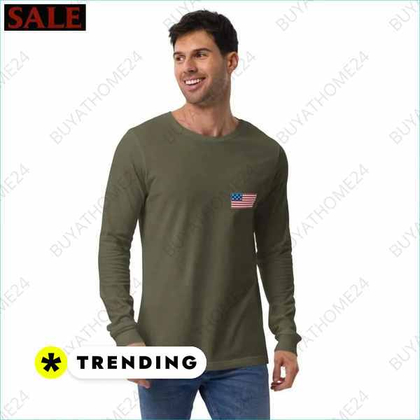 Herren Langarm T-Shirt in XS bis 2XL für Alltag und Eishockey Style Textildruck BUYATHOME24, T-Shirts BUYATHOME24, Hoodies BUYATHOME24, Hosen BUYATHOME24, Jacken BUYATHOME24, Schuhe BUYATHOME24