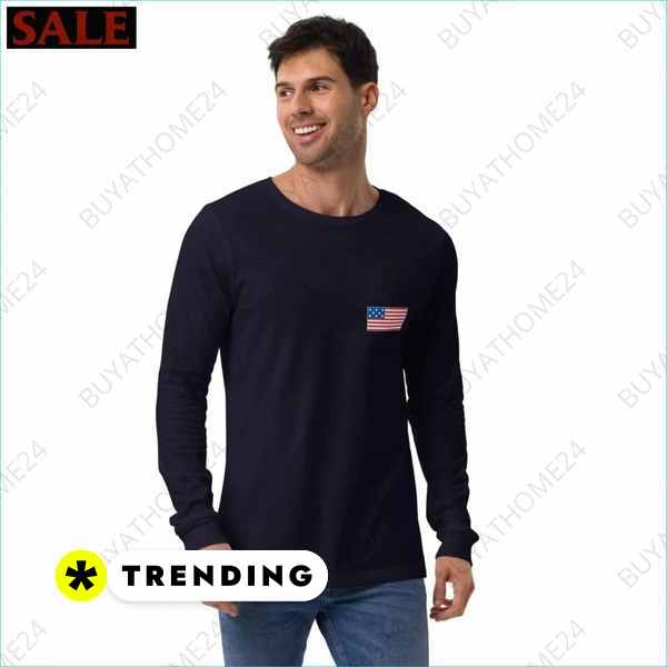 Herren Langarm T-Shirt in XS bis 2XL für Alltag und Eishockey Style Textildruck BUYATHOME24, T-Shirts BUYATHOME24, Hoodies BUYATHOME24, Hosen BUYATHOME24, Jacken BUYATHOME24, Schuhe BUYATHOME24