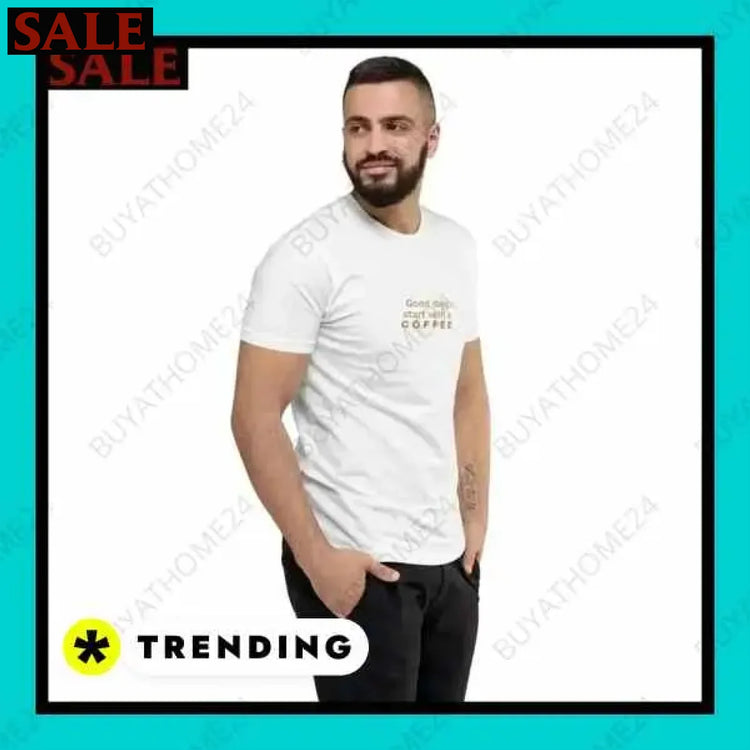Herren T-Shirt aus Baumwolle in verschiedenen Größen bei buyathome24 i herren Textildruck BUYATHOME24, T-Shirts BUYATHOME24, Hoodies BUYATHOME24, Hosen BUYATHOME24, Jacken BUYATHOME24, Schuhe BUYATHOME24