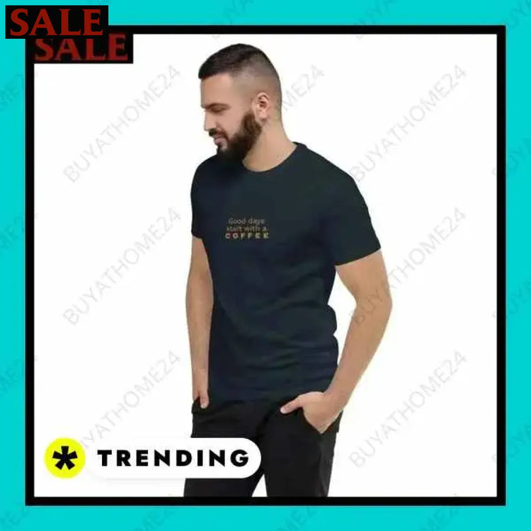 Herren T-Shirt aus Baumwolle in verschiedenen Größen bei buyathome24 i herren Textildruck BUYATHOME24, T-Shirts BUYATHOME24, Hoodies BUYATHOME24, Hosen BUYATHOME24, Jacken BUYATHOME24, Schuhe BUYATHOME24