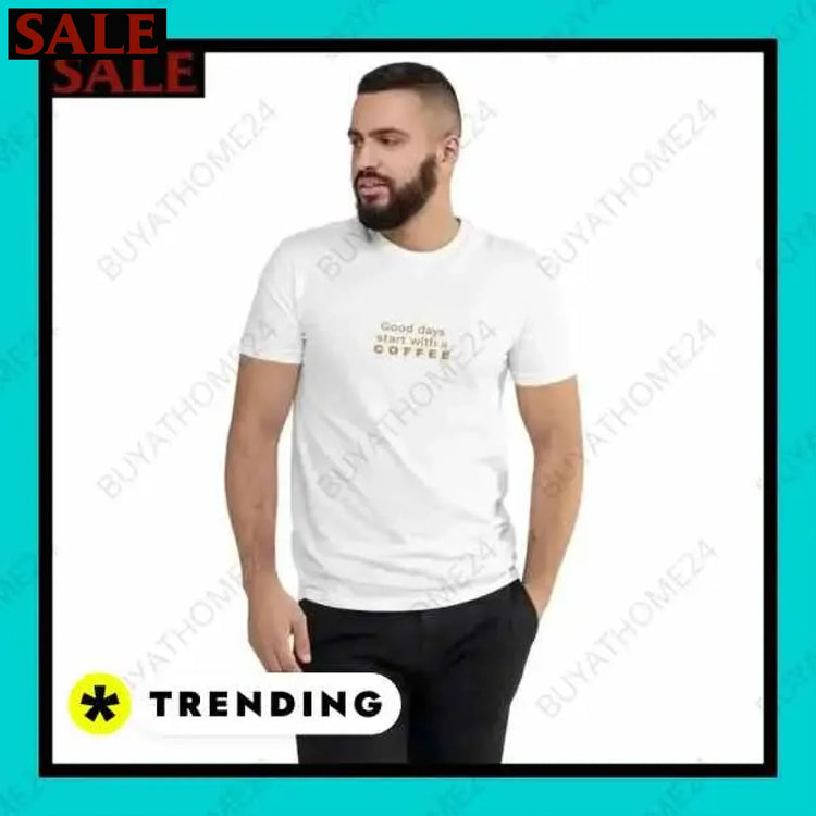 Herren T-Shirt aus Baumwolle in verschiedenen Größen bei buyathome24 i herren Textildruck BUYATHOME24, T-Shirts BUYATHOME24, Hoodies BUYATHOME24, Hosen BUYATHOME24, Jacken BUYATHOME24, Schuhe BUYATHOME24