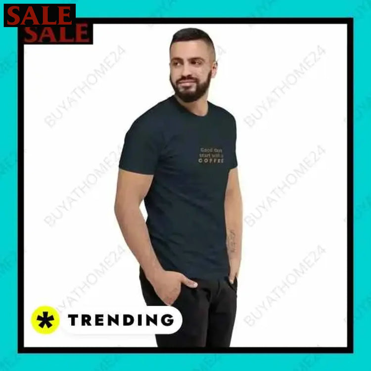 Herren T-Shirt aus Baumwolle in verschiedenen Größen bei buyathome24 i herren Textildruck BUYATHOME24, T-Shirts BUYATHOME24, Hoodies BUYATHOME24, Hosen BUYATHOME24, Jacken BUYATHOME24, Schuhe BUYATHOME24