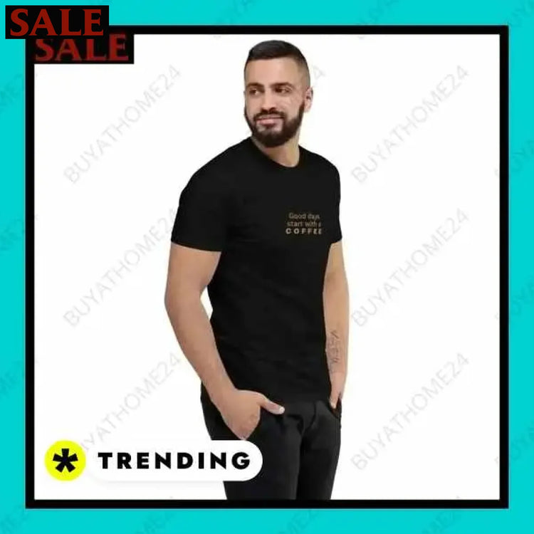 Herren T-Shirt aus Baumwolle in verschiedenen Größen bei buyathome24 i herren Textildruck BUYATHOME24, T-Shirts BUYATHOME24, Hoodies BUYATHOME24, Hosen BUYATHOME24, Jacken BUYATHOME24, Schuhe BUYATHOME24