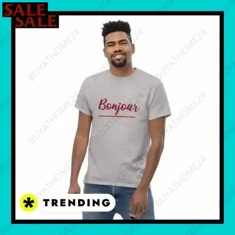 Herren T-Shirt aus Baumwolle in verschiedenen Größen für stilvollen Komfort Textildruck BUYATHOME24, T-Shirts BUYATHOME24, Hoodies BUYATHOME24, Hosen BUYATHOME24, Jacken BUYATHOME24, Schuhe BUYATHOME24