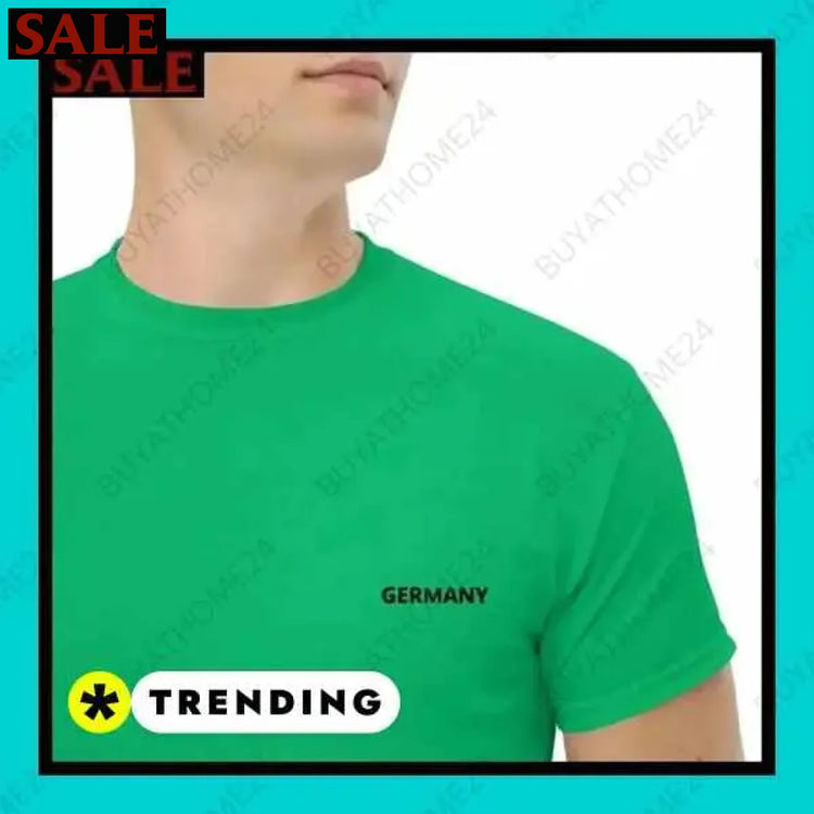 Herren T-Shirt aus Baumwolle in verschiedenen Größen für vielseitigen Stil Textildruck BUYATHOME24, T-Shirts BUYATHOME24, Hoodies BUYATHOME24, Hosen BUYATHOME24, Jacken BUYATHOME24, Schuhe BUYATHOME24