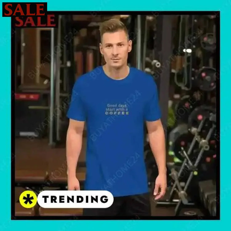 Herren T-Shirt aus Baumwolle in XS bis 5XL für stilvollen Komfort Textildruck BUYATHOME24, T-Shirts BUYATHOME24, Hoodies BUYATHOME24, Hosen BUYATHOME24, Jacken BUYATHOME24, Schuhe BUYATHOME24
