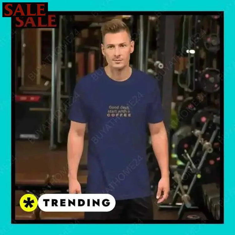 Herren T-Shirt aus Baumwolle in XS bis 5XL für stilvollen Komfort Textildruck BUYATHOME24, T-Shirts BUYATHOME24, Hoodies BUYATHOME24, Hosen BUYATHOME24, Jacken BUYATHOME24, Schuhe BUYATHOME24