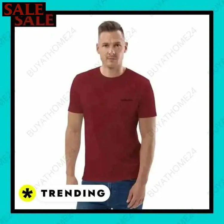 Herren T-Shirt aus Baumwolle mit stilvollem Design und passender Baseball Cap Textildruck BUYATHOME24, T-Shirts BUYATHOME24, Hoodies BUYATHOME24, Hosen BUYATHOME24, Jacken BUYATHOME24, Schuhe BUYATHOME24