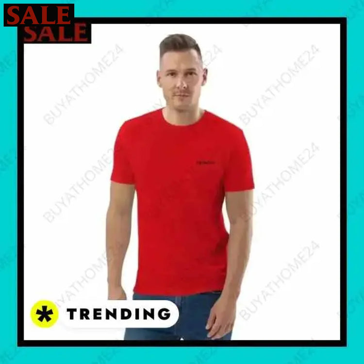 Herren T-Shirt aus Baumwolle mit stilvollem Design und passender Baseball Cap Textildruck BUYATHOME24, T-Shirts BUYATHOME24, Hoodies BUYATHOME24, Hosen BUYATHOME24, Jacken BUYATHOME24, Schuhe BUYATHOME24