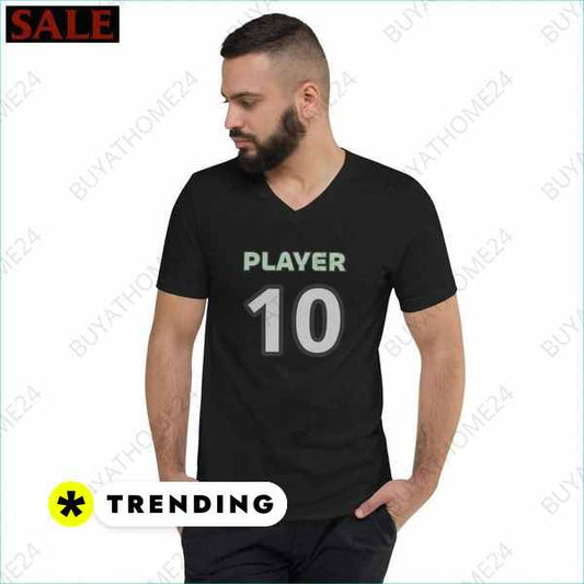 V-Ausschnitt T-Shirt Herren & Damen – Eleganz für jeden Anlass von BUYATHOME24® BUYATHOME24®