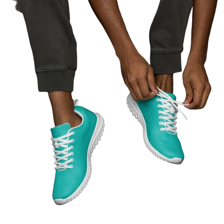 Herren Sportschuhe in Größe 37-47 mit EVA-Sohle, aus Polyester, mit individuellem Textildruck, von BUYATHOME24