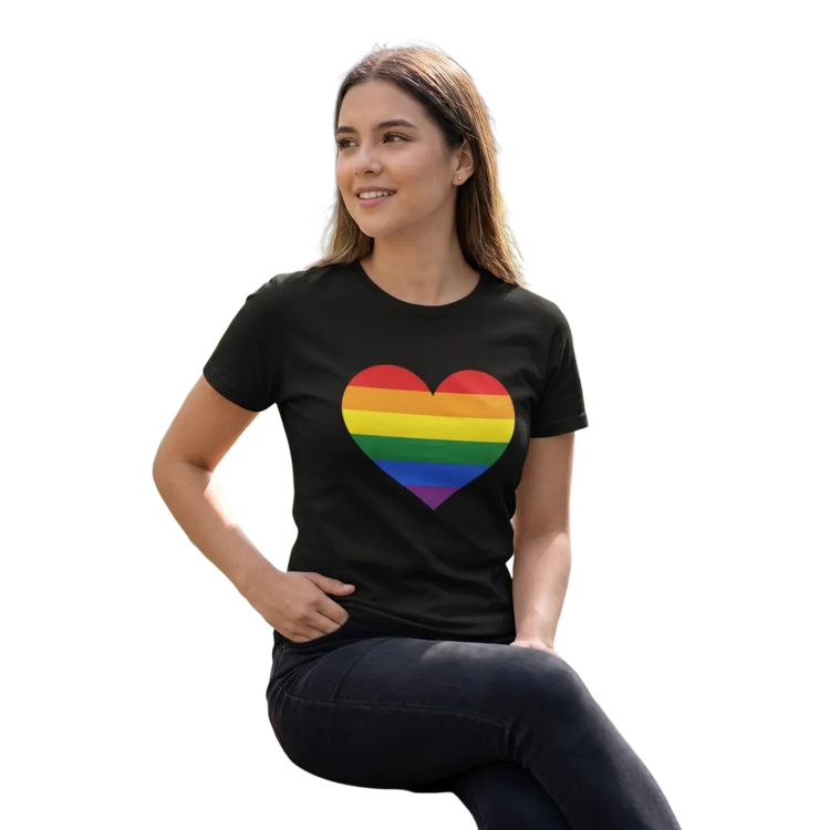 Unisex Kurzarm-T-Shirt mit Herz-Grafik für Kinder 3-14 Jahre, bequeme Baumwollqualität, von BUYATHOME24.