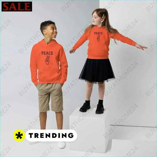 ▻ Kapuzenpullover I Kinder Hoodie 4 Jahre - 12 Jahre BUYATHOME24®