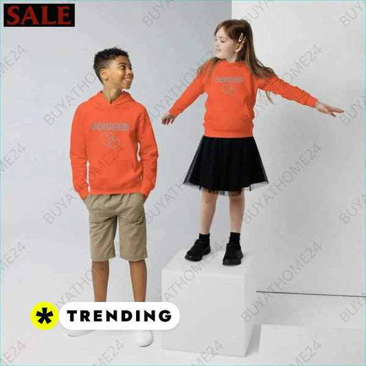 ▻ Kapuzenpullover I Kinder Hoodie 4 Jahre - 12 Jahre BUYATHOME24®