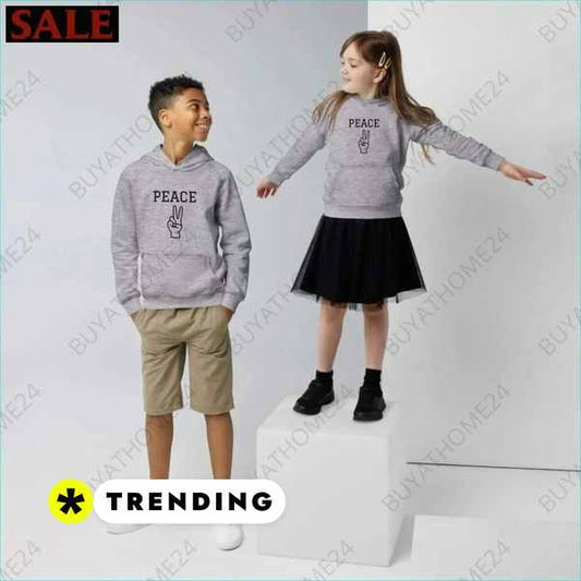 ▻ Kapuzenpullover I Kinder Hoodie 4 Jahre - 12 Jahre BUYATHOME24®