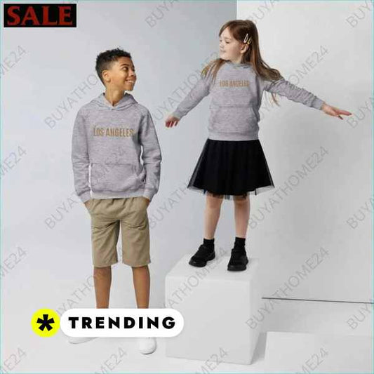 ▻ Kapuzenpullover I Kinder Hoodie 4 Jahre - 12 Jahre BUYATHOME24®