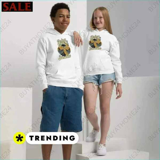 Kapuzenpullover Kinder Hoodie – Bequem & Stylisch von BUYATHOME24® BUYATHOME24®