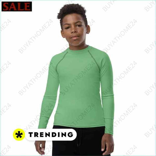 ▻ Sportshirt | Kinder Langarm Sport T-Shirt 134 cm - 170 cm BUYATHOME24®